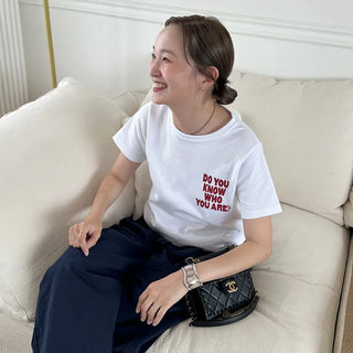 YOU ARE Lettering Short-Sleeve T-Shirt
