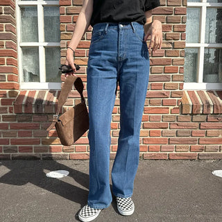 Simple denim pants