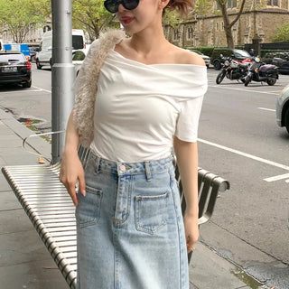 2-way short T-shirt
