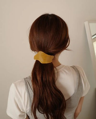 Wood texture hairpin