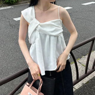 Asymmetrical design top