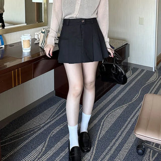 Pintuck mini skirt