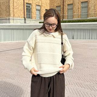 Color patchwork knit