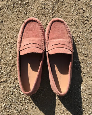 Suede loafers