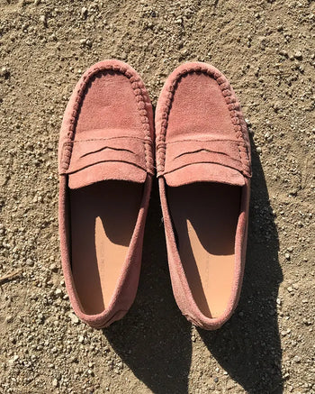 Suede loafers