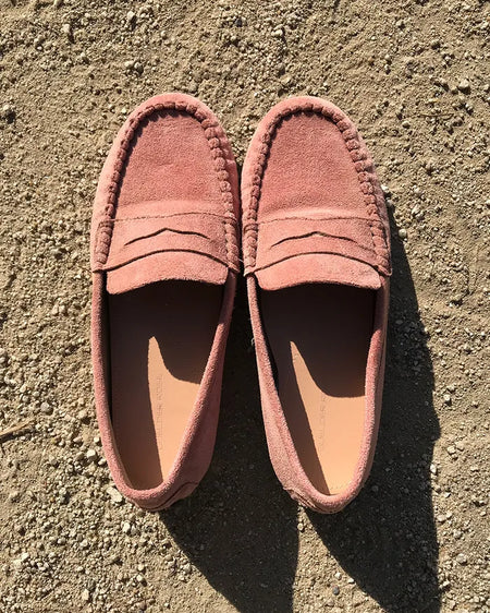 Suede loafers