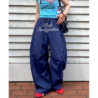 Front lettering pants