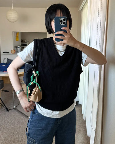smoothie V neck vest