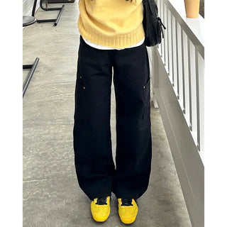 Cotton wide-leg pants