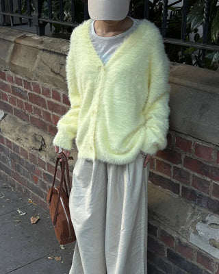 Shaggy cardigan