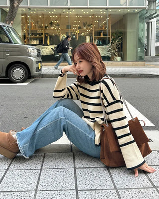 Striped Oversized Knit