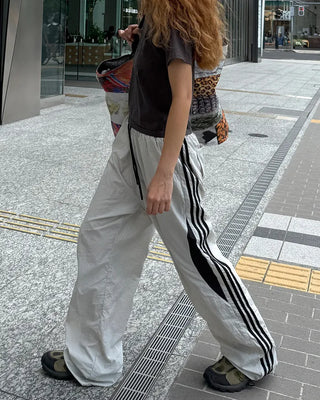 Side Round Point Windbreaker Pants