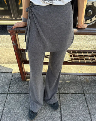 Wrap skirt pants