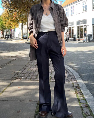 Bootcut denim pants