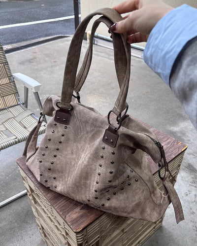 Studded Shoulder Bag