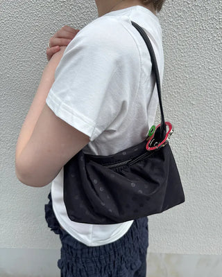 Mini polka dot shoulder bag