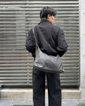 Stitch design square bag