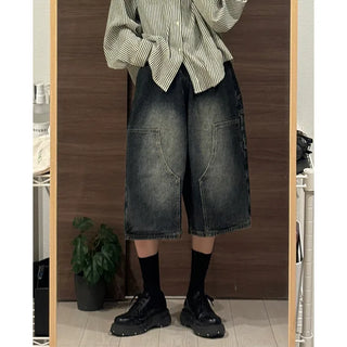 Carpenter denim Bermuda shorts
