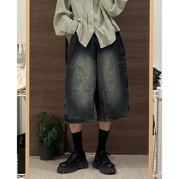 Carpenter denim Bermuda shorts