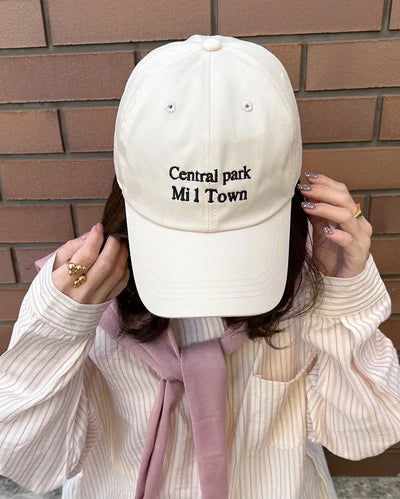 TOWN Lettering Ball Cap
