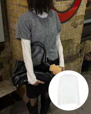 Turtleneck T-shirt