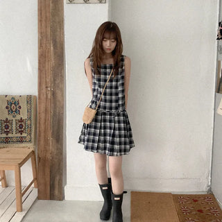 Checked tunic