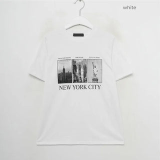 New York print T-shirt