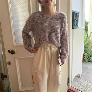 Mixed-color knit