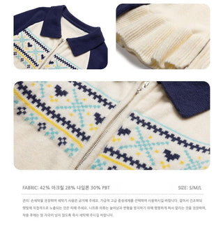[NECY] North Fantasy Lace Hem Cardigan