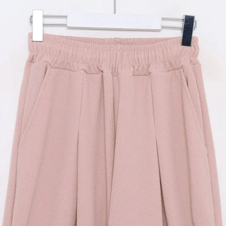 Pintuck Wide Banding Pants