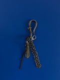 Feather Leather Mix Keyring