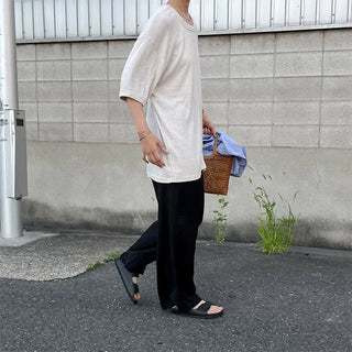 u-neck half knit