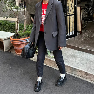 Platform penny loafers
