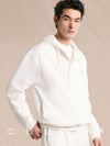 [CULTUM] Heavyweight Cotton Half-Zip Hoodie