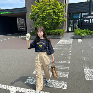 Oversized Lettering T-Shirt