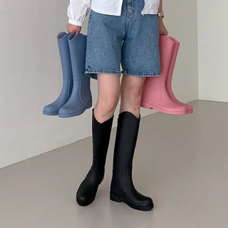 [Mid-Long] Color Rain Boots 0447 (3 colors)