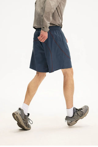 [Monterest] Contrast Stitch Outdoor Shorts