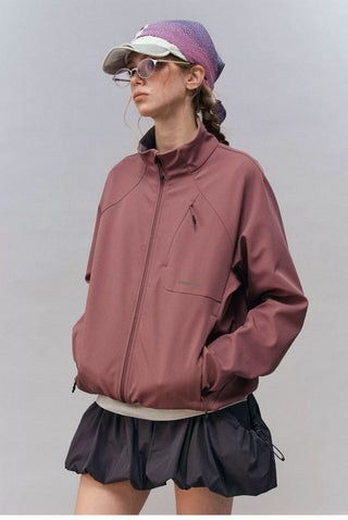 [Monterest] Fleece-Lined Water-Resistant Softshell Jacket