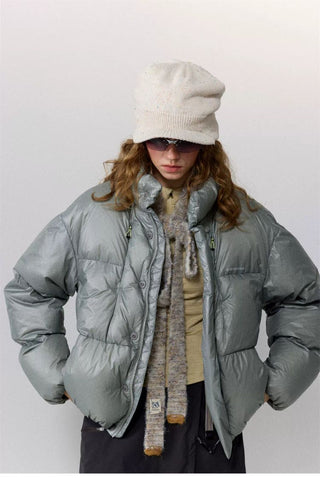 [Monterest] 800FP Duck Down Stand Collar Puffer Jacket