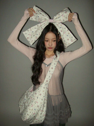 [Moromoro2] Layered Mesh Lace Camisole  Dress