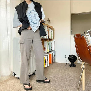 Cargo cotton pants
