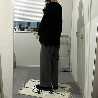 Basic wide slacks