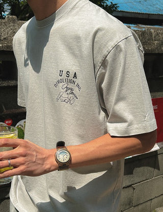 USA INC Pigment Short Sleeve T-shirt (4 colors)