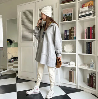 Long Anorak Sweatshirt