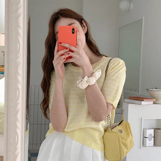 Daily Life Short-Sleeve Knit