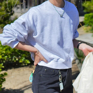 Basic cropped sweatshirt