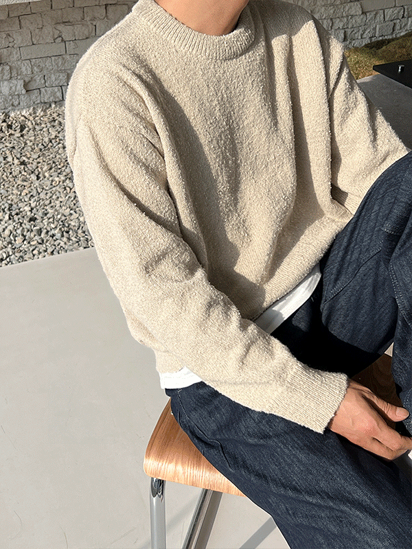 Poppins Boucle Round Knit