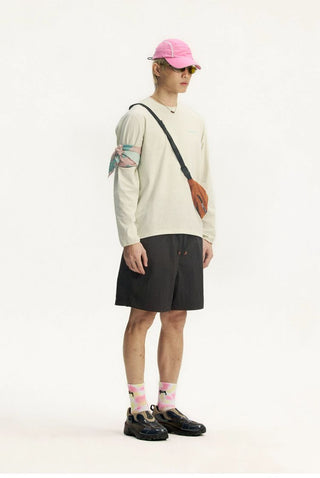 [Monterest] Textured Nylon Drawstring Shorts