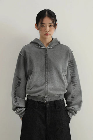 [MASONPRINCE] 460G Heavyweight Remake Zip-Up Hoodie