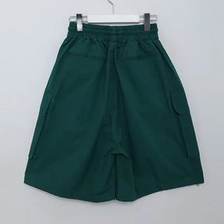 chalk cargo bermuda cotton pants